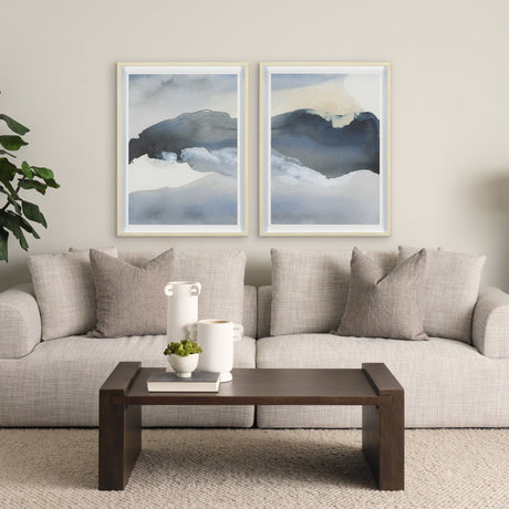 Broken Silence I Abstract by Mercana Studio a Hand Embellished Framed Print under Glass by Mercana at Eve Furniture