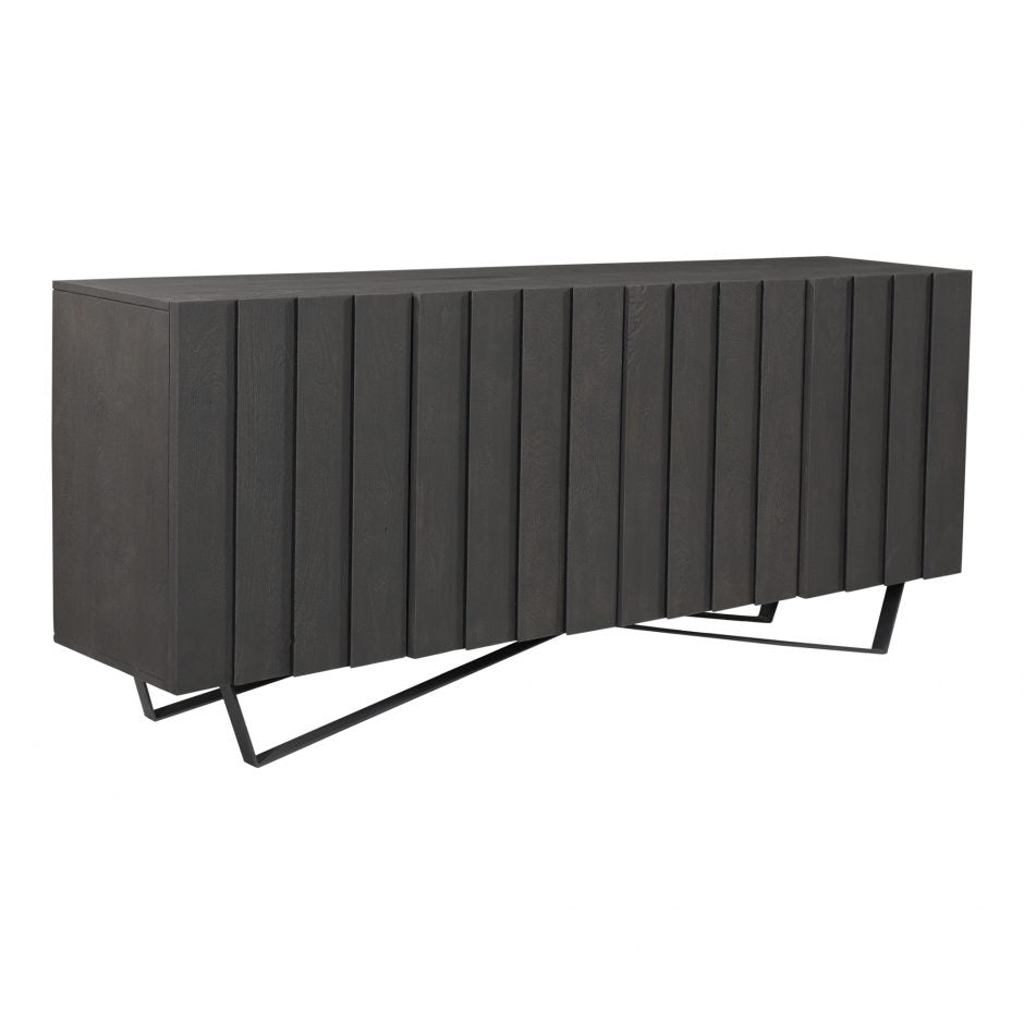 Brolio Sideboard Charcoal by Moe's Home at Eve Furniture