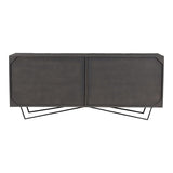 Brolio Sideboard Charcoal by Moe's Home at Eve Furniture
