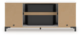 Brollevi White 60" TV Stand with Electric Fireplace by Ashley at Eve Furniture