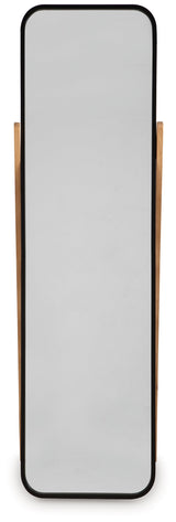 Bronick Black/Brown Floor Mirror