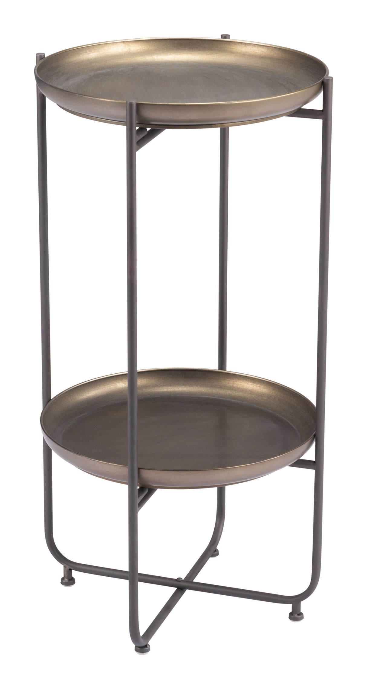 Bronson Bronze Accent Table by Zuomod at Eve Furniture