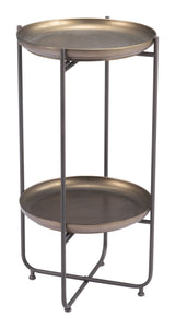 Bronson Bronze Accent Table by Zuomod at Eve Furniture
