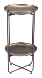 Bronson Bronze Accent Table by Zuomod at Eve Furniture