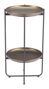 Bronson Bronze Accent Table by Zuomod at Eve Furniture