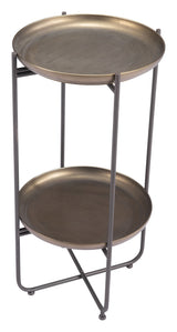Bronson Bronze Accent Table by Zuomod at Eve Furniture