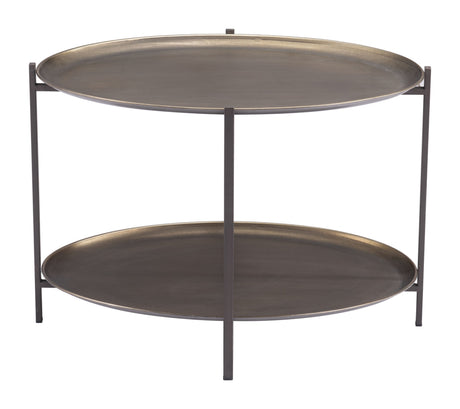Bronson Bronze Coffee Table by Zuomod at Eve Furniture