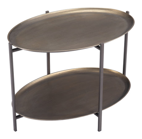 Bronson Bronze Coffee Table by Zuomod at Eve Furniture