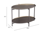 Bronson Bronze Coffee Table by Zuomod at Eve Furniture