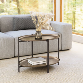 Bronson Bronze Coffee Table by Zuomod at Eve Furniture