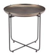 Bronson Bronze Side Table by Zuomod at Eve Furniture