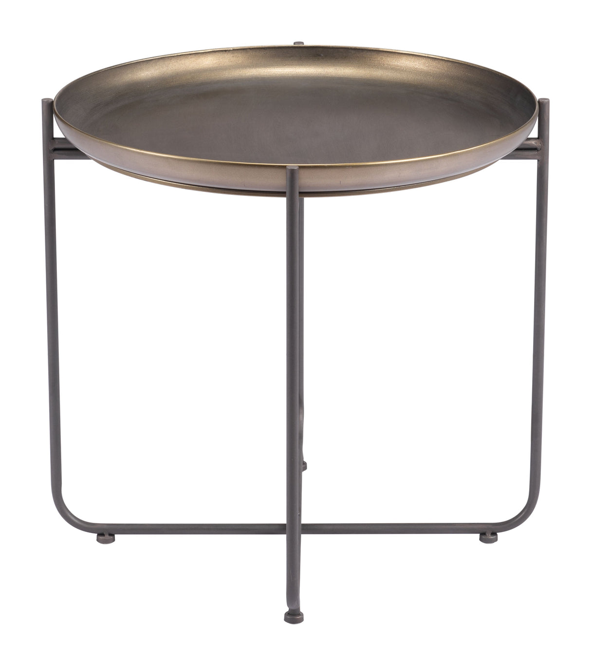 Bronson Bronze Side Table by Zuomod at Eve Furniture