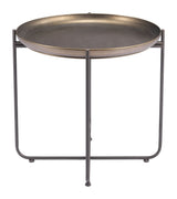 Bronson Bronze Side Table by Zuomod at Eve Furniture