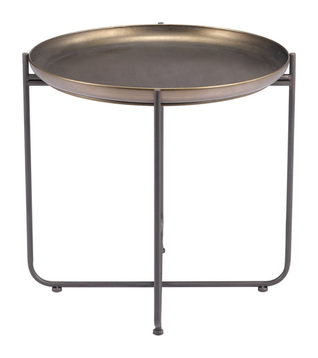 Bronson Bronze Side Table by Zuomod at Eve Furniture