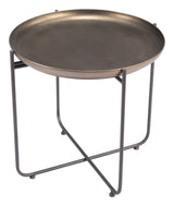 Bronson Bronze Side Table by Zuomod at Eve Furniture