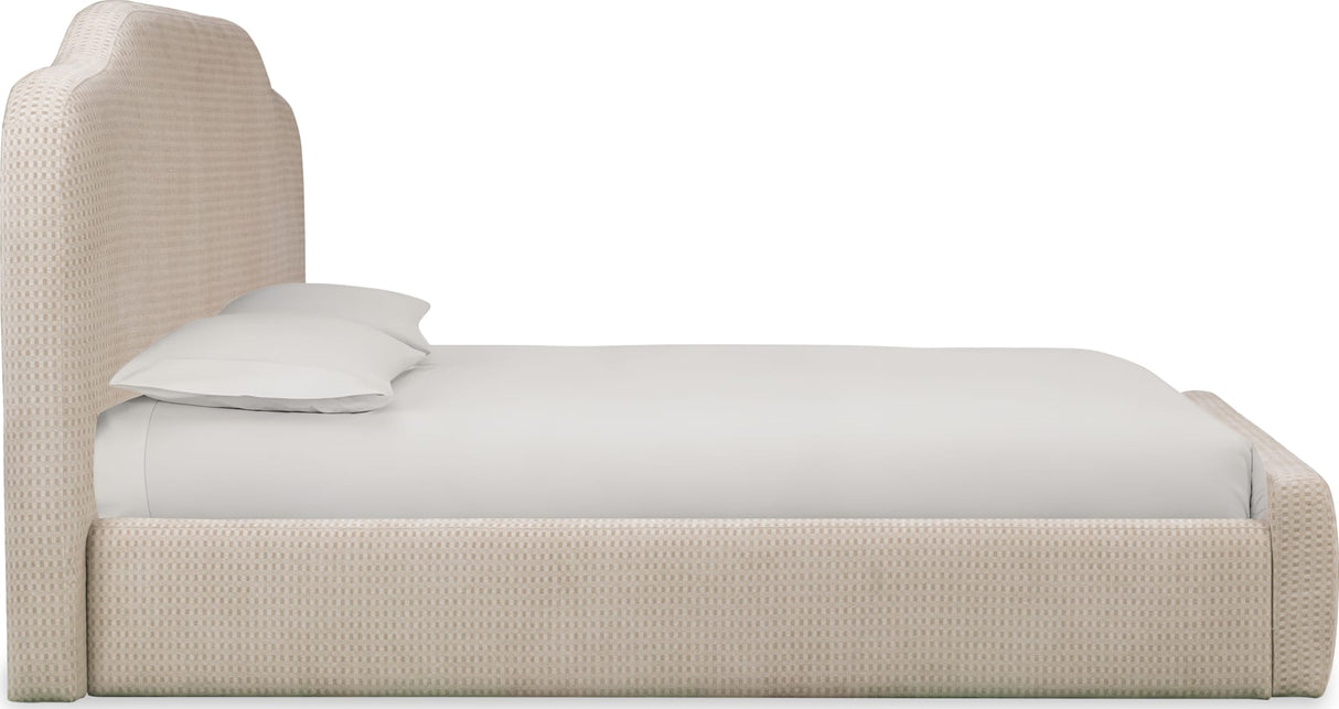 Bronson Pasadena Cottage Cream Queen Upholstered Bed by Modus Furniture at Eve Furniture