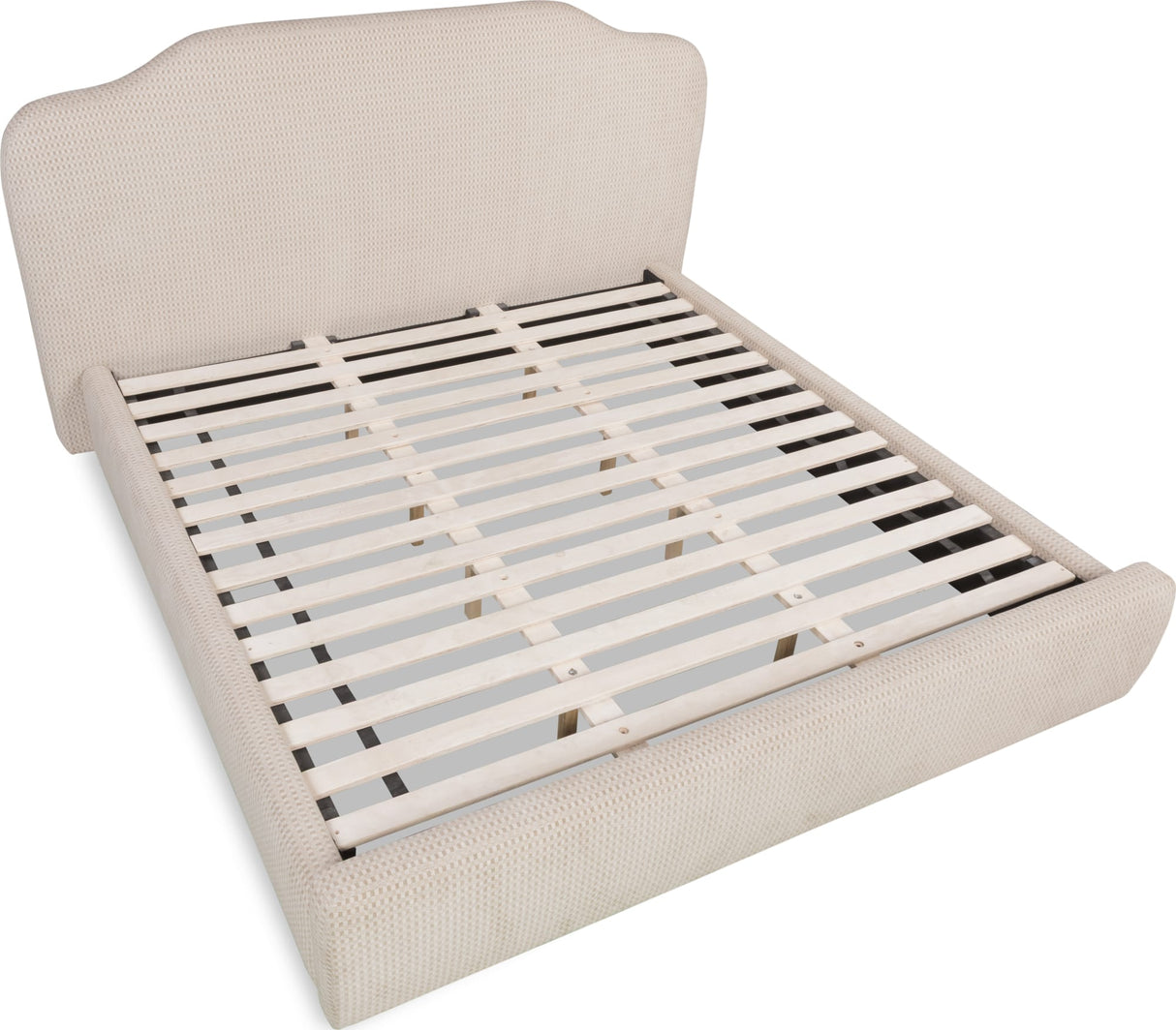 Bronson Pasadena Cottage Cream Queen Upholstered Bed by Modus Furniture at Eve Furniture
