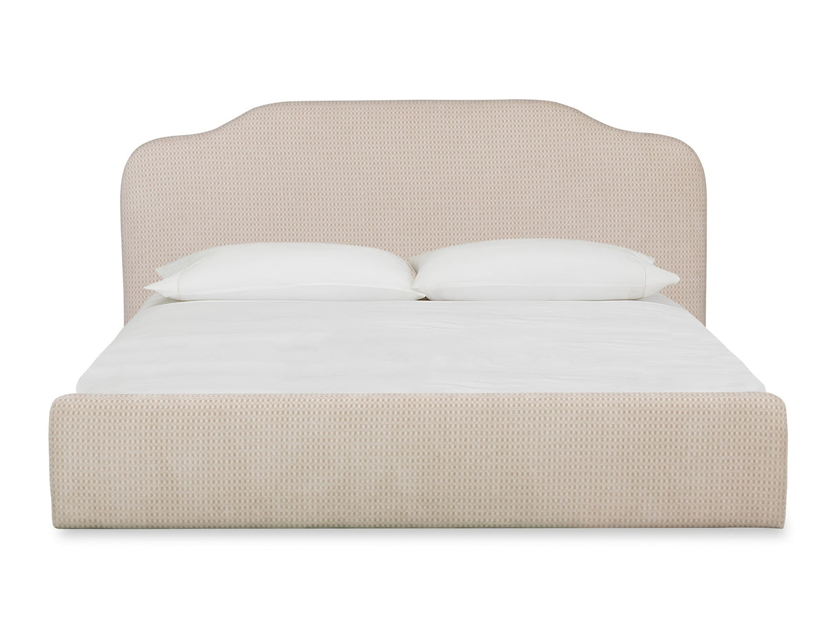 Bronson Pasadena Cottage Cream Queen Upholstered Bed by Modus Furniture at Eve Furniture
