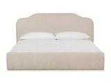 Bronson Pasadena Cottage Cream Queen Upholstered Bed by Modus Furniture at Eve Furniture
