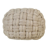 Bronya Pouf Cappuccino by Moe's Home at Eve Furniture