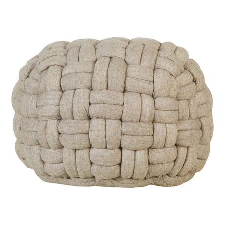 Bronya Pouf Cappuccino by Moe's Home at Eve Furniture