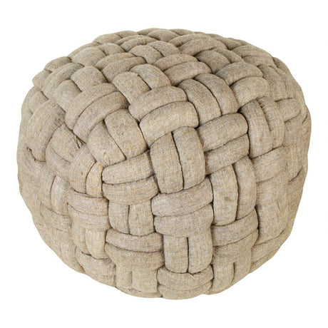 Bronya Pouf Cappuccino by Moe's Home at Eve Furniture