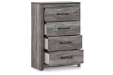 Bronyan Dark Gray Chest of Drawers by Ashley at Eve Furniture
