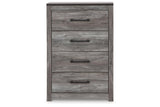 Bronyan Dark Gray Chest of Drawers by Ashley at Eve Furniture