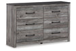 Bronyan Dark Gray Dresser by Ashley at Eve Furniture