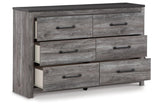 Bronyan Dark Gray Dresser by Ashley at Eve Furniture