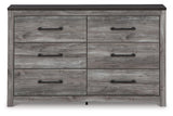 Bronyan Dark Gray Dresser by Ashley at Eve Furniture
