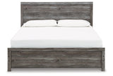 Bronyan Dark Gray King Panel Bed by Ashley at Eve Furniture
