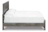 Bronyan Dark Gray King Panel Bed by Ashley at Eve Furniture