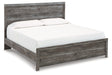 Bronyan Dark Gray King Panel Bed by Ashley at Eve Furniture