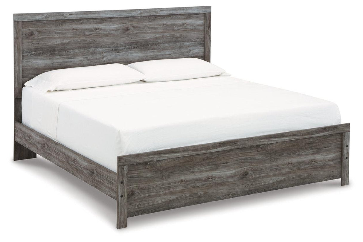 Bronyan Dark Gray King Panel Bed by Ashley at Eve Furniture