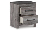 Bronyan Dark Gray Nightstand by Ashley at Eve Furniture