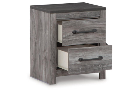 Bronyan Dark Gray Nightstand by Ashley at Eve Furniture