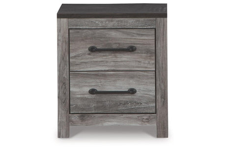 Bronyan Dark Gray Nightstand by Ashley at Eve Furniture