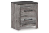 Bronyan Dark Gray Nightstand by Ashley at Eve Furniture