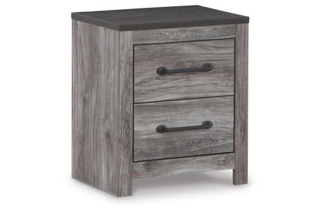Bronyan Dark Gray Nightstand by Ashley at Eve Furniture