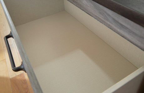 Bronyan Dark Gray Panel Bedroom Set by Ashley at Eve Furniture