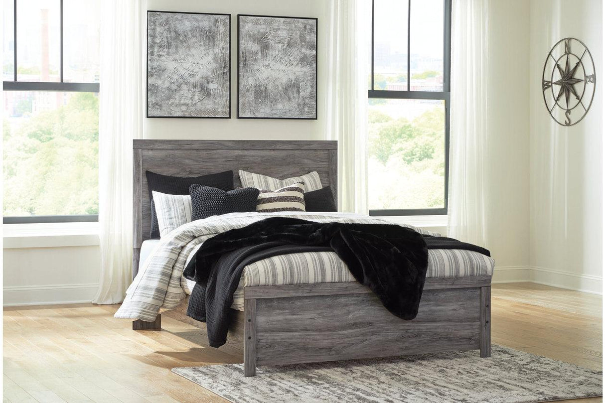 Bronyan Dark Gray Queen Panel Bed by Ashley at Eve Furniture