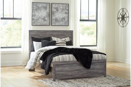 Bronyan Dark Gray Queen Panel Bed by Ashley at Eve Furniture