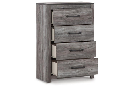 Bronyan Dark Gray Chest of Drawers by Ashley at Eve Furniture