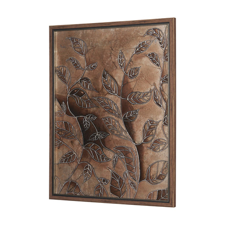 Bronze Beauty I by Studio M a handmade Original Framed 3D Textured Artwork by Mercana at Eve Furniture