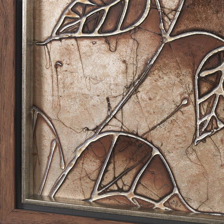 Bronze Beauty I by Studio M a handmade Original Framed 3D Textured Artwork by Mercana at Eve Furniture