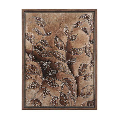 Bronze Beauty I by Studio M a handmade Original Framed 3D Textured Artwork by Mercana at Eve Furniture