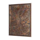 Bronze Beauty II by Studio M a handmade Original Framed 3D Textured Artwork by Mercana at Eve Furniture