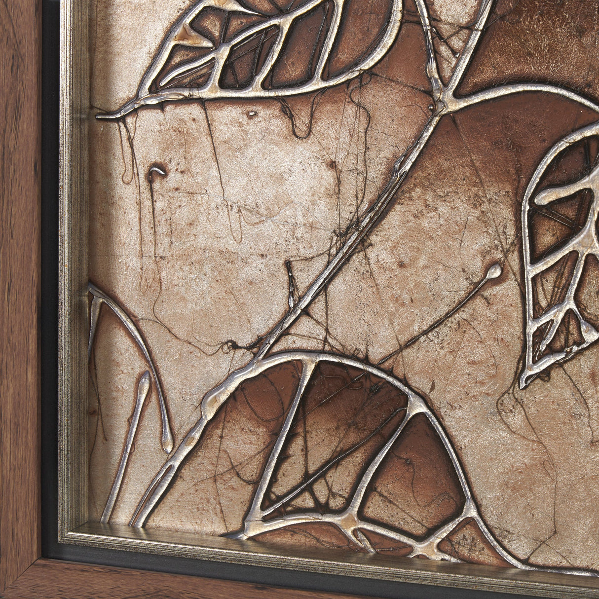 Bronze Beauty II by Studio M a handmade Original Framed 3D Textured Artwork by Mercana at Eve Furniture