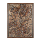 Bronze Beauty II by Studio M a handmade Original Framed 3D Textured Artwork by Mercana at Eve Furniture